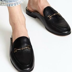 Sam Edelman Black Slip On Leather Linnie Mules